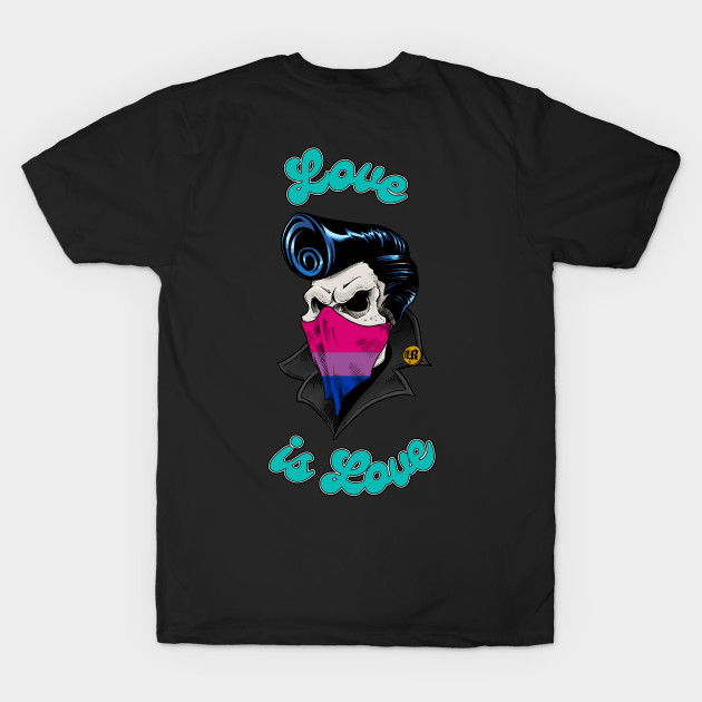 Bisexual Pride 2021 - Love is Love by Banks Heist Co.